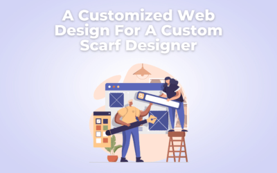 A Customized Web Design For A Custom Scarf Designer